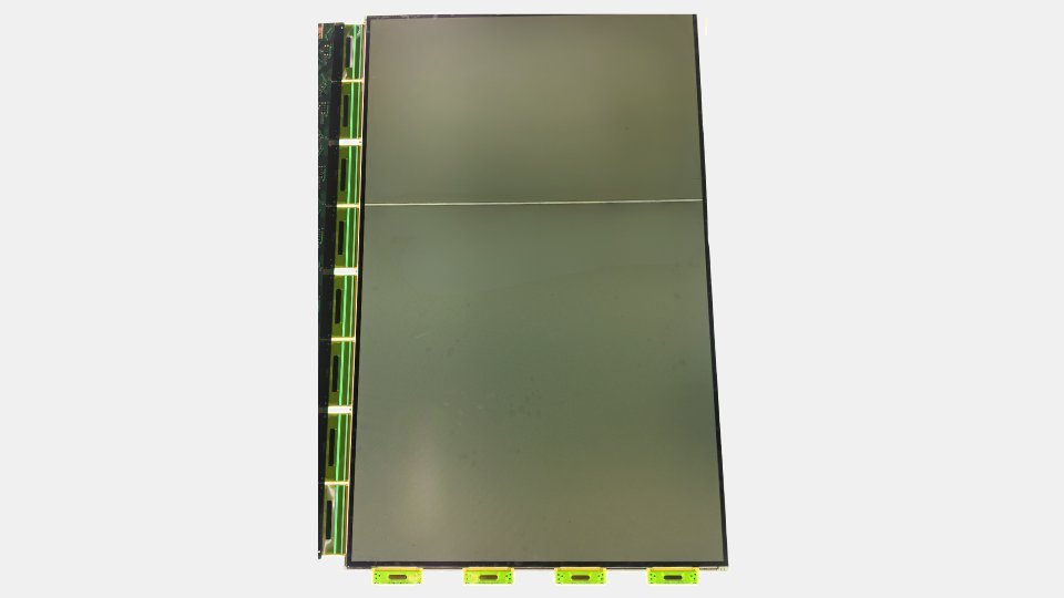 Phase 01 — Donor LCD panel scribed for resizing
